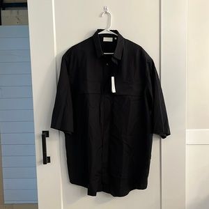Men’s Black Fear of God Button Up